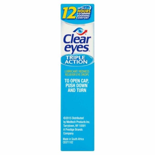 CLEAR EYES TRIPLE ACTION MOIST 0.5OZ/1