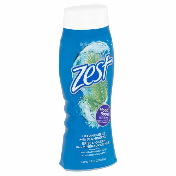 ZEST BODY WASH OCEAN BRZE 18OZ/1