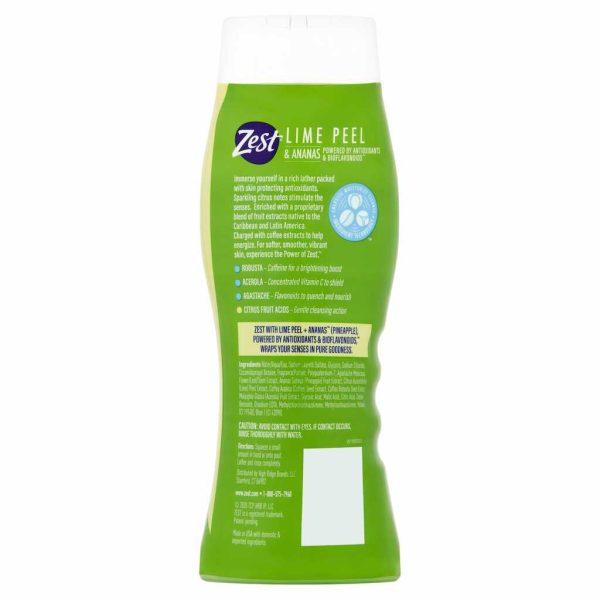 ZEST BODY WSH LIME PEEL 16.5OZ/1