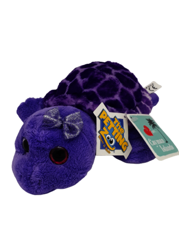 8" MINIZ TURTLE PURPLE         1EA/1