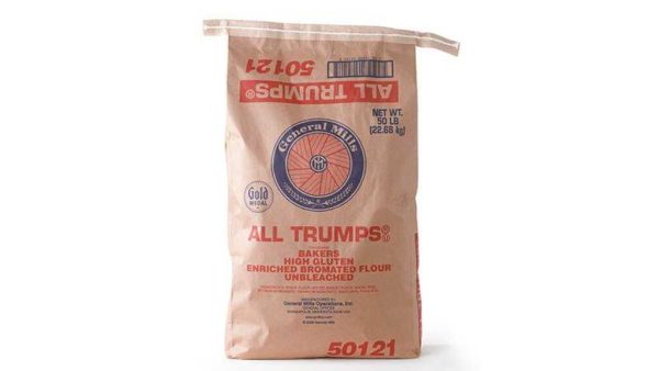 FLOUR UNBLEACH HI GLUTEN 50LB/1