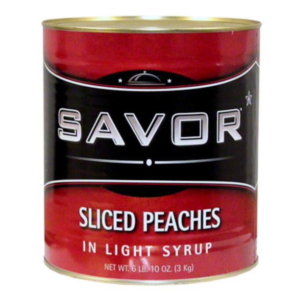 PEACH SLICED #10CN 6CT 0/6