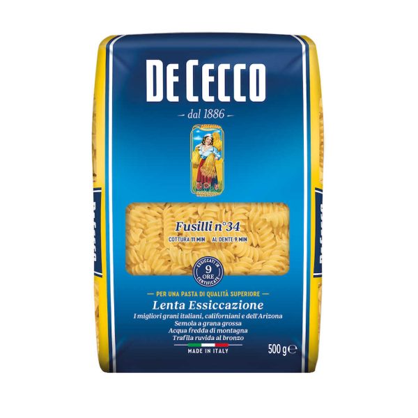 PASTA FUSILLI DECECCO 1.1LB/24