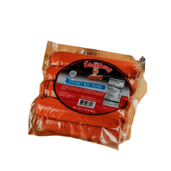 BEEF HOTDOG 5/1 GOURMET 5LB/2