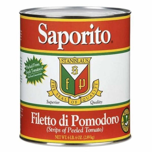 TOMATO FILLETS SAPORITO #10 0/6