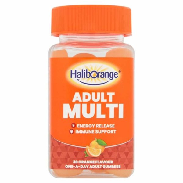 HALIBOR MULTIVIT ADULT GUMMIES ORANGE 30CT