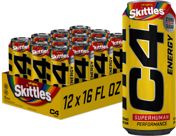 C4 ENERGY SKITTLES 16OZ /12